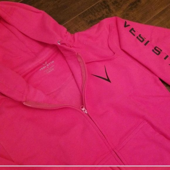 Vesi Star Cotton Hoodie, Zipper, Front Pockets - Picture 2 of 5
